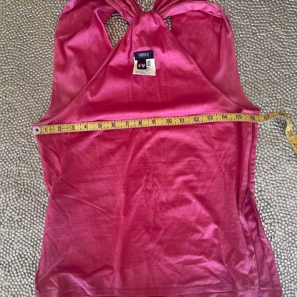 VERSACE VERSUS Pink Embellished Women's Top 44 US (6-10) - Picture 3 of 15